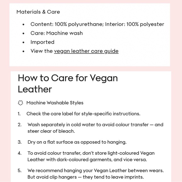 WILFRED ARITZIA sz.4 vegan leather Melina™️ high-rise women’s pant in cognac - Picture 10 of 10